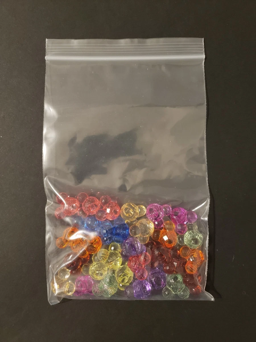 Lot De 10 Perles Nacrées Acryliques Mickey, 18x15 Mm, 7 Couleurs - Pour Création De Bijoux, Neuf