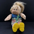 Vintage Cabbage Patch Kids Cornsilk Doll Blonde Hair Blue Eyes Tooth &  Clothes