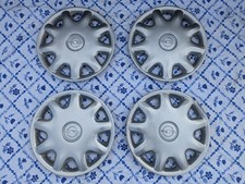 4x Opel Astra G Radkappen Radzierblenden 15 Zoll 09156269FG 90498213DR Original