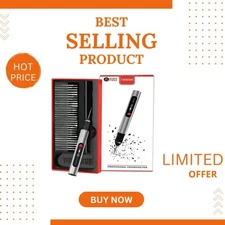 Portable Engraving Pen - Cordless with 30 Bits & Stencils - Perfect for Artists