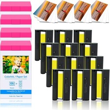 4X Canon KP-108IN Color Ink Paper Set 4x6 for Canon Selphy CP1300 CP1200 CP1500