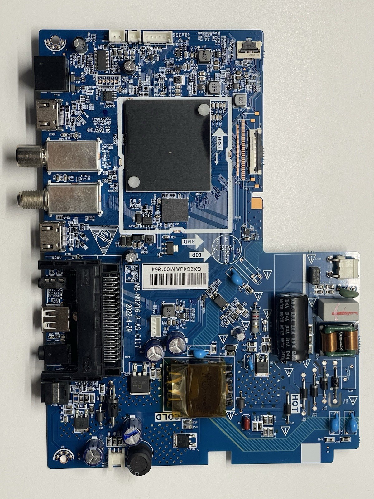 SCHEDA MADRE PER SMART TV PEAQ PTV 32GH-7024CP MB-M9216-P-AS-0117 foto 3