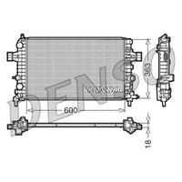 Denso WasserküHler MotorküHler Alu FüR Opel Zafira B A05 1.8 1.6 Astra G CC