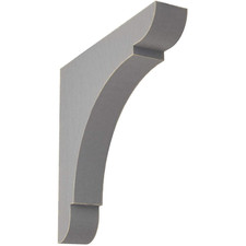 Ekena Millwork 1 3/4W X 10D X 10H Large Olympic Wood Vintage Decor Bracket