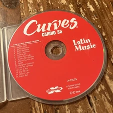 Curves Cardio 35 CD Latin Music All 140 BPM DISC ONLY