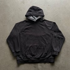 Vintage Russell Athletic Blank Sweatshirt Size XL Black Hoodie