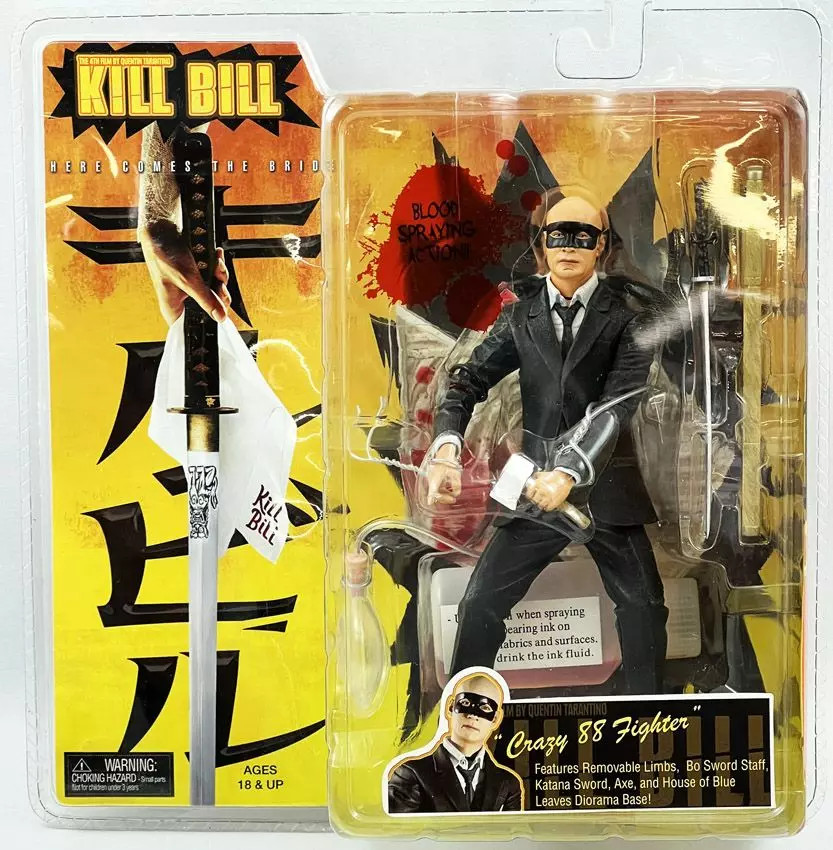Figurine Kill Bill Crazy 88 Fighter Type C NECA pour Diorama de Combat