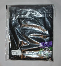 Dixxon Flannel Co Regan Black Mens XL Shirt Exorcist Horror Purple Green