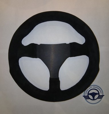 Racetech Wildleder 270 mm Lenkrad Flat Dish Kit Auto Caterham Westfield MNR MK