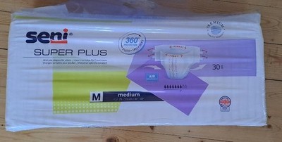 2 x SENI Super Plus 360° Protection Inkontinenzhosen Größe M, 60 Stück