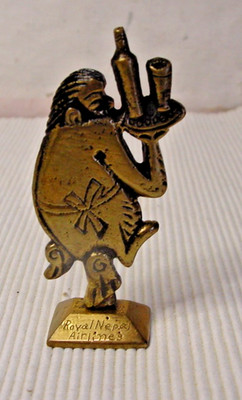 Figur Messing  Massiv  Tierfigur Yeti Deko Figur gemarkt  sehr selten