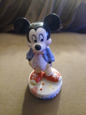 Vintage 1980 s Mickey Mouse Mod Mickey Schmid Porcelain Figurine RARE!
