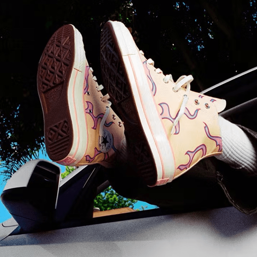 Converse Golf Le Fleur x Chuck 70 High Flame Pastel Yellow M  display picture 3
