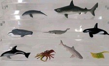 Marine Animal Figures Sea-Life Lot Orca Whales Seal Swordfish Shark