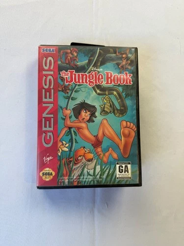 Sega Genesis Disney's The Jungle Book CIB Complete Box