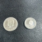 1976 Kennedy And Washington Quarter Silver Proof S