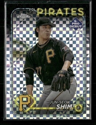 2024 Topps Pro Debut #PDC-59 Jun-Seok Shim Chrome X-Fractor