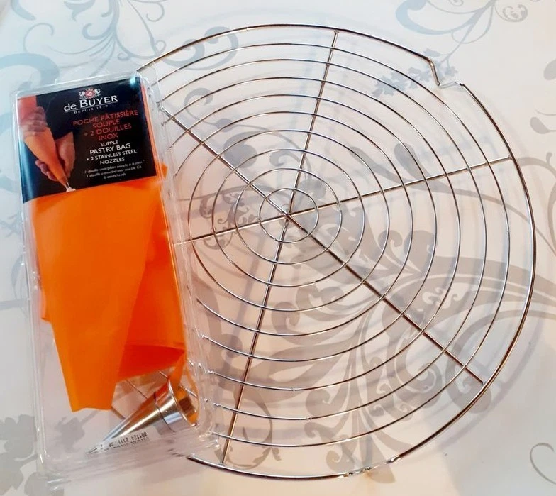 De Buyer Poche pâtissière polyuréthane + volette à patisserie inox (17) - Photo 1/4