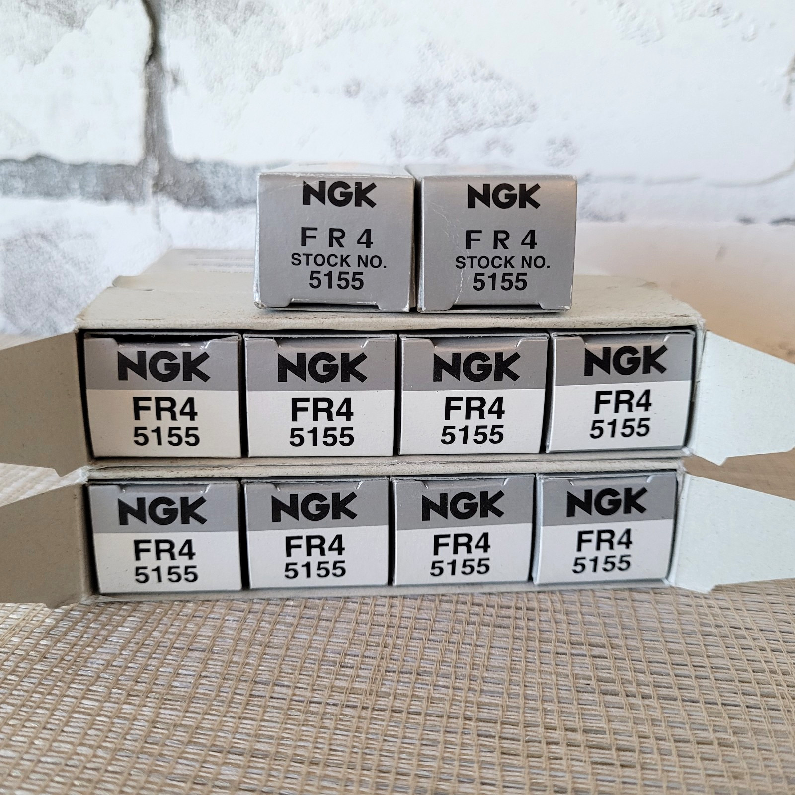 NGK FR4 5155 V-Power Nickel Core Spark Plugs Lot of 10