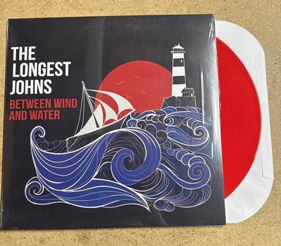 THE LONGEST JOHNS BETWEEN WIND AND WATER  LP RED VINYL