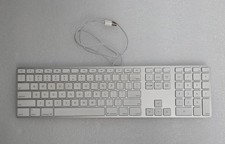 Apple Wired Aluminum Keyboard A1243 USB Full Size Numeric Keypad Tested Works