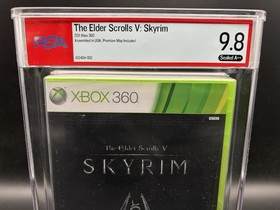 PSA 9.8 A++ Elder Scrolls Skyrim Xbox 360 Highest Graded 1st Print Premium Map