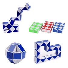 NC Mini 24 Blocks Fidget Snake Cube Plastic Magic Puzzle Toy for Kids Party Bag