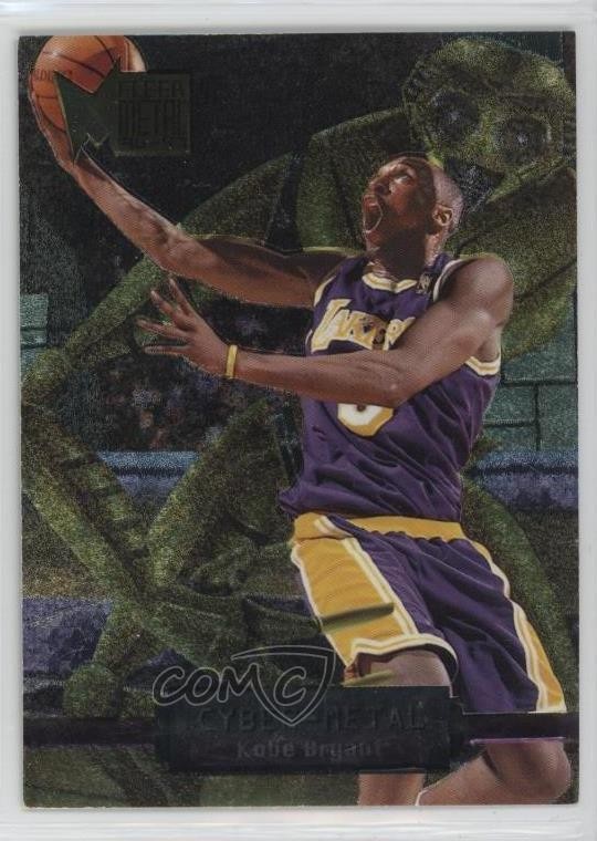 1996-97 Fleer Metal Cyber-Metal Kobe Bryant #5 Rookie RC HOF 2s2