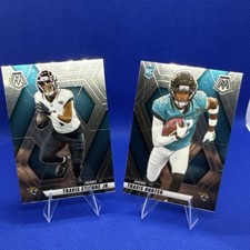 Mosaic NFL 2 Card Lot Travis Etienne Jr. Travis Hunter Rookie Jaguars Football