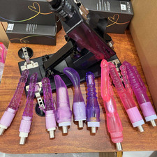 Automatic Masturbator Sex Machine Toys for Women Thrusting Dildo 3XLR Attachment