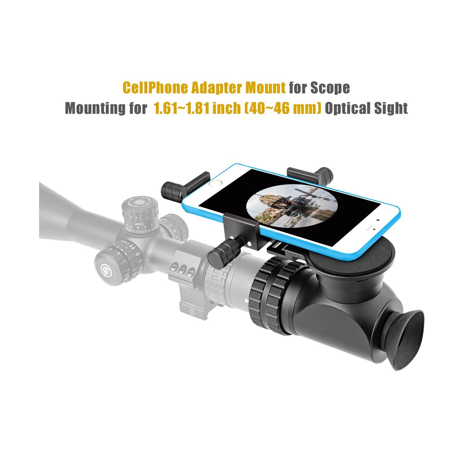 Scope Side Camera Adapter Bracket - to Be Used with Phone - for Outdoor Scenes