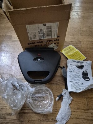 Cooks Essentials Mini Pie & Quiche Maker Black Electric New In Box From QVC
