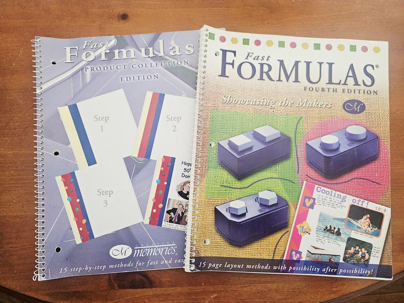 Creative Memories Design & Page Layout Fast Formulas 2003 & 2005 editions