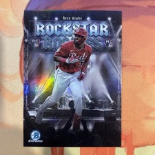 2025 Bowman Rece Hinds Rockstar Rookies Refractor #RR-8 RC Cincinnati Reds