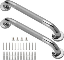 Shower Grab Bar, 2 Pack 16 Inch Bathroom Grab Bar, 304 Stainless Steel 1.25" Dia