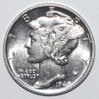 1940 Mercury Dime CHOICE BRILLIANT UNCIRCULATED (K270)
