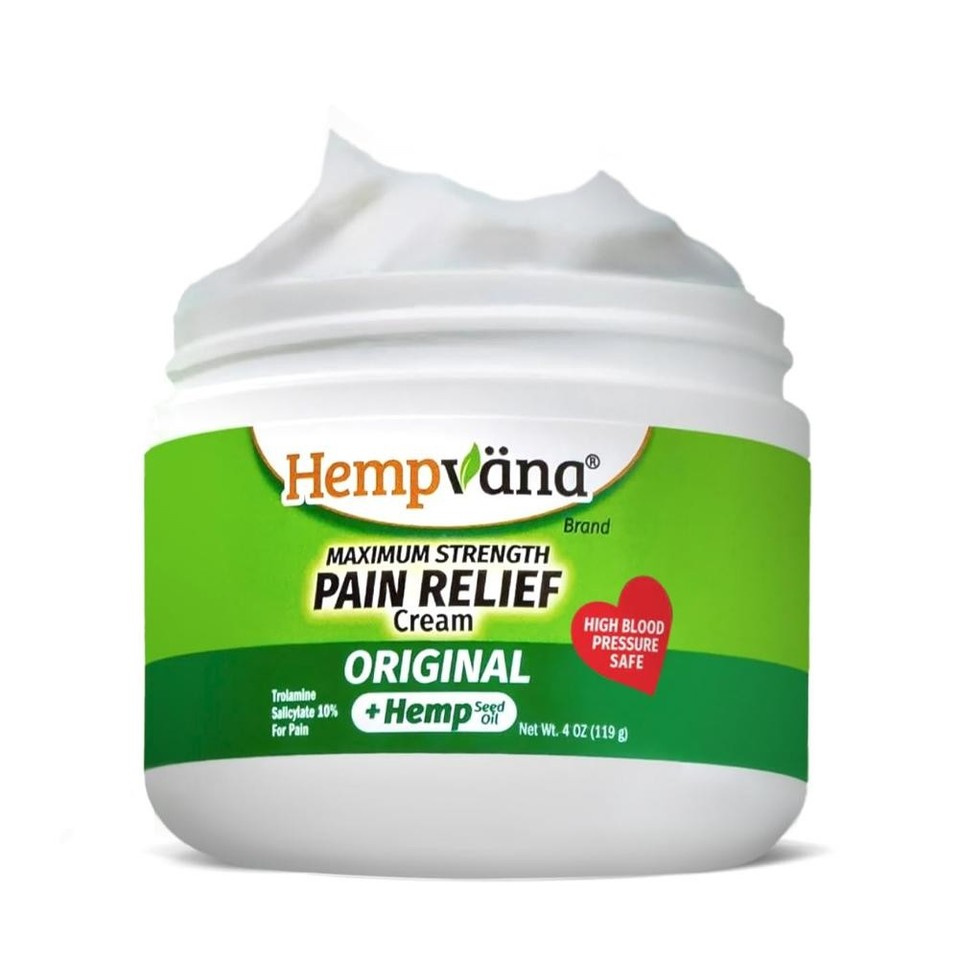 Hempvana Original Relief Cream Seed Max Str ength High BloodPressure ...