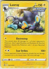 Luxray 043/159 Rare Crown Zenith Near Mint