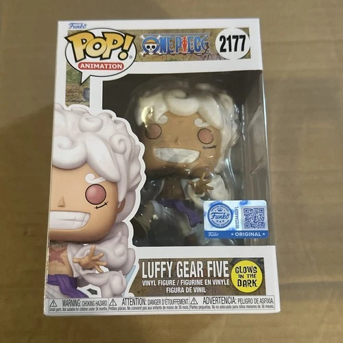 Funko POP! Animation One Piece Luffy Gear Five #2177 Glow in Dark W/ Protector