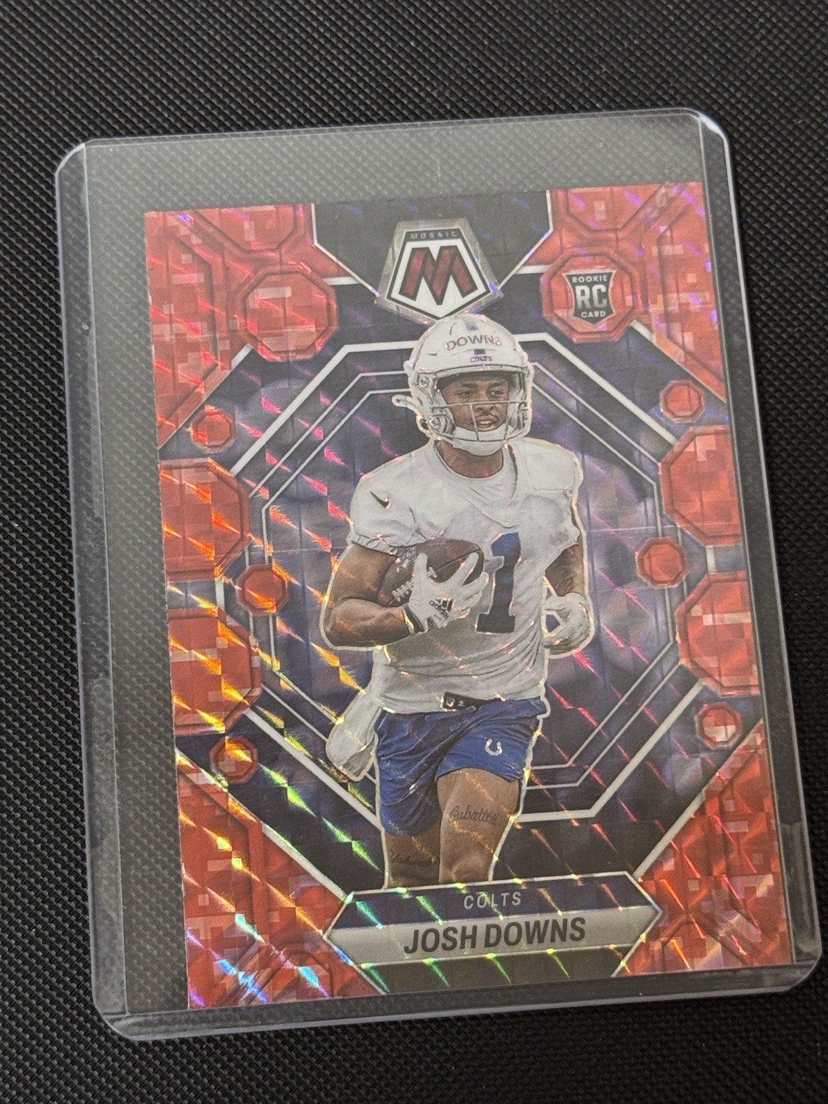 2023 Panini Mosaic - Rookies Red  Prizm #339 Josh Downs (RC)