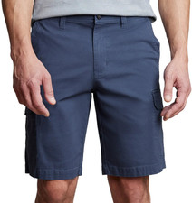 Copper Oak Men's 10'' Venture Ripstop Cargo Shorts, Blue, Sz 30