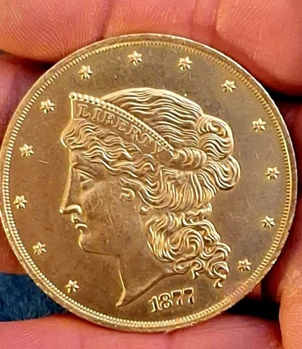 1877 Liberty Fifty Dollar Golden Nov. Coin