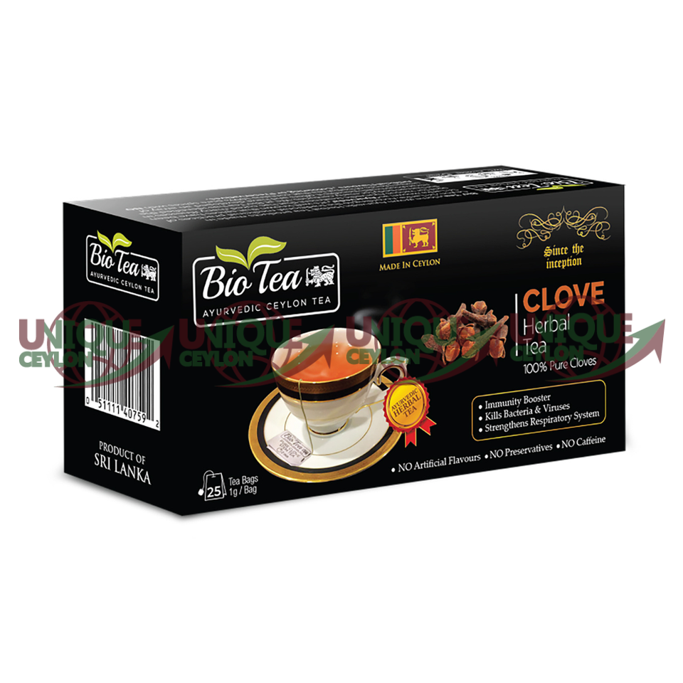 Clove Herbal Tea 25 Bags Ayurvedic Pure Organic Bagged IMUNTY BOOSTR