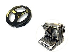 One (x1) Original Ribbon Spool Cover for Sholes Visible Typewriter Antique Vtg thumbnail