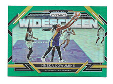 Green Prizm Widescreen 2023 Panini WNBA #1 Nneka Ogwumike Los Angeles Sparks