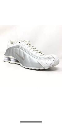 Size 10 - Nike Shox R4 White Metallic