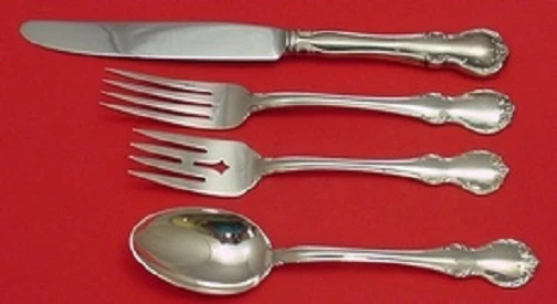 French Provincial by Towle prata esterlina tamanho normal configuração(ões) de lugar 4 peças - Imagem 2 de 4