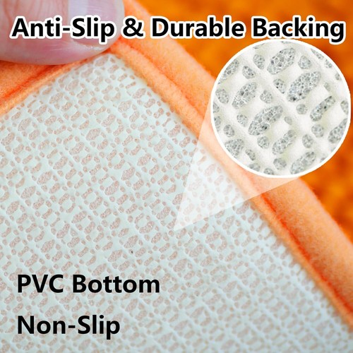 Chenille Bath Rug Set 2-Piece - Absorbent Non-Slip Mats Soft Bathroom Decor - 第 201/239 張圖片