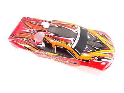 Scritte Tmax NEW TRAXXAS T-MAXX 4910 PAINTED BLUE BODY SHELL