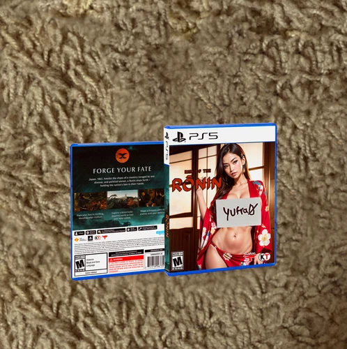 Rise of The Ronin PS5 CUSTOM COVER ART W/ CASE NO GAME